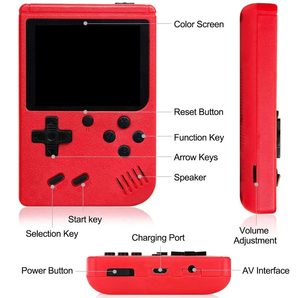 Sup Game Portable Video Game Box with Mario Super Mario Dr Mario Contra Turtles and Other 400 Games with Battery Included