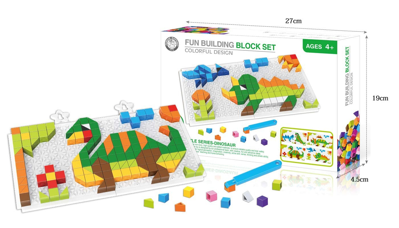Building Block Set For Kids | Best Quality Block Table Toy For Kids – Toys For Boys & Girls – Building Blocks With Table ( Random Design )