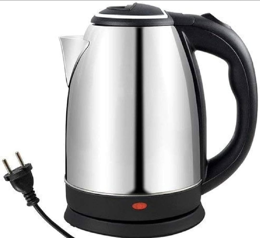 Electric Kettle β Stainless Steel Body β Automatic Instant Heating β 1500 Watts β Water Boiler β High Quality β Kettle For Tea β For Daily Kitchen Use β Essential Kitchen Appliance β Electric Kettle