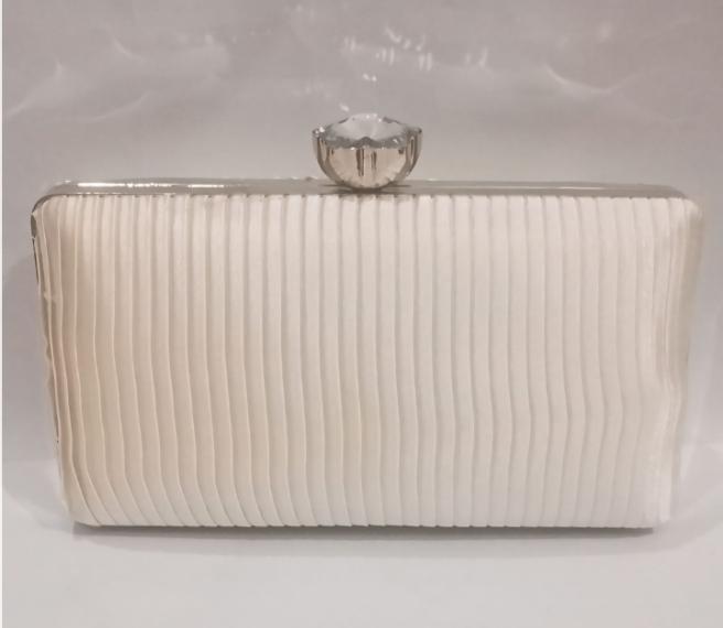 Rexine textured clutch