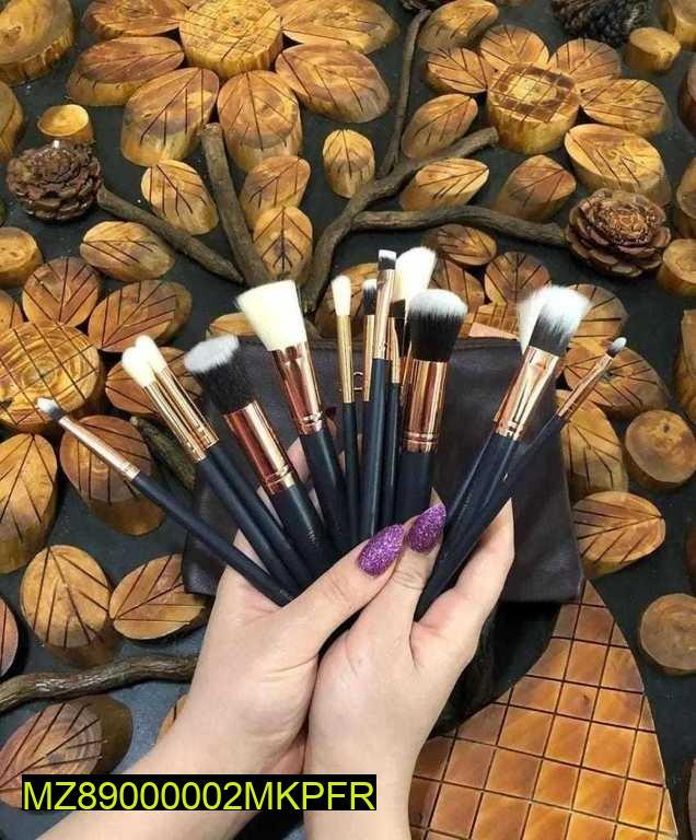Makeup Brush set pack of 15 pieces with bag