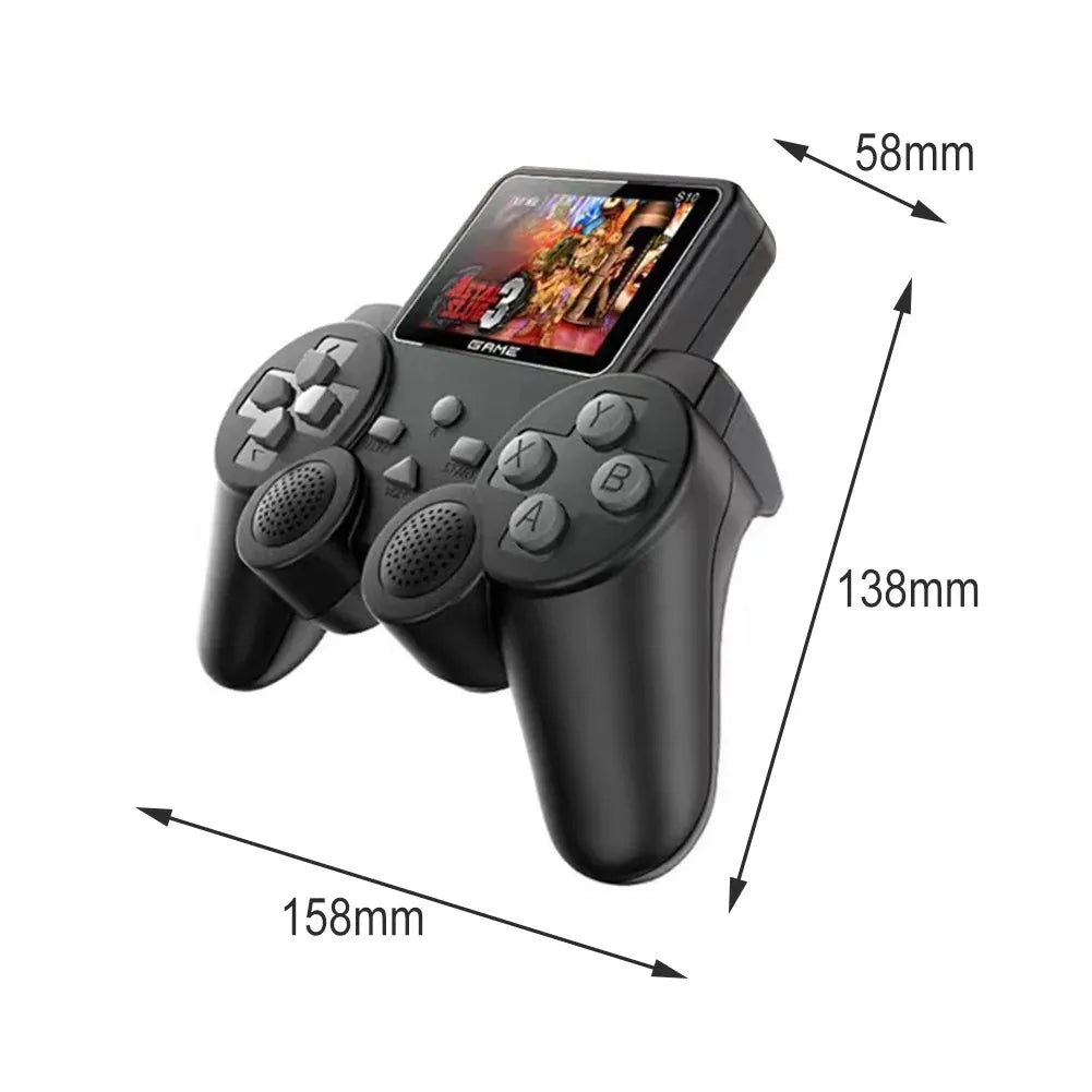 S10 Controller Game Pad Digital Game Player S10 Mini Portable Retro Video Handheld Game Console 2 4 Inch Built in 520 Games AV Output Video Two Player Controller Kids Gift