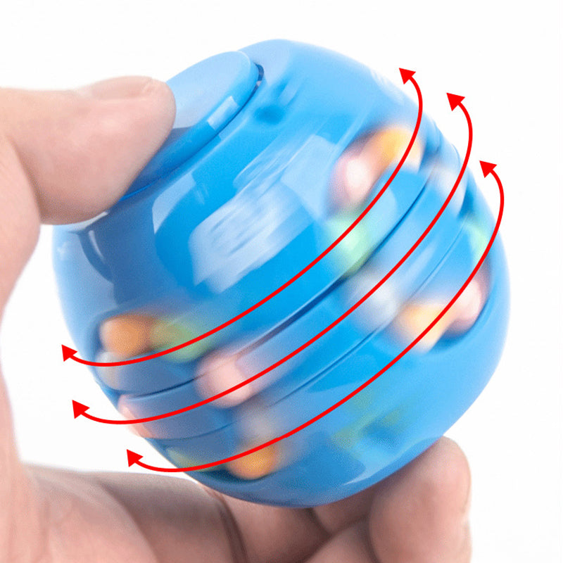 Hamburger Bean Magic Cube Toy Children's Puzzle Fidget Spinner Students Stress Reliever Magic Bean