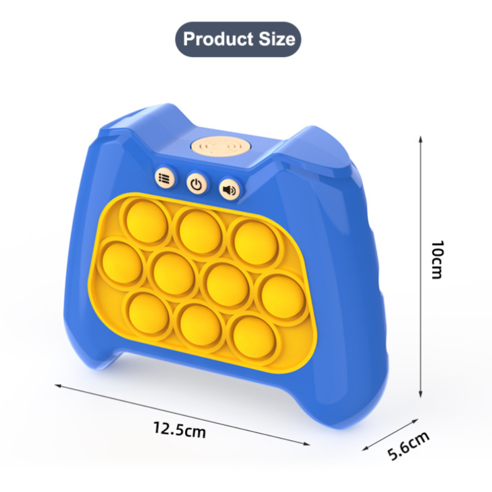 Quick Push pop Game Popsocket Electronic Pushit Pro Super Bubble Pop Game Light Push Up Poplight Antistress Fidget Toys with Box