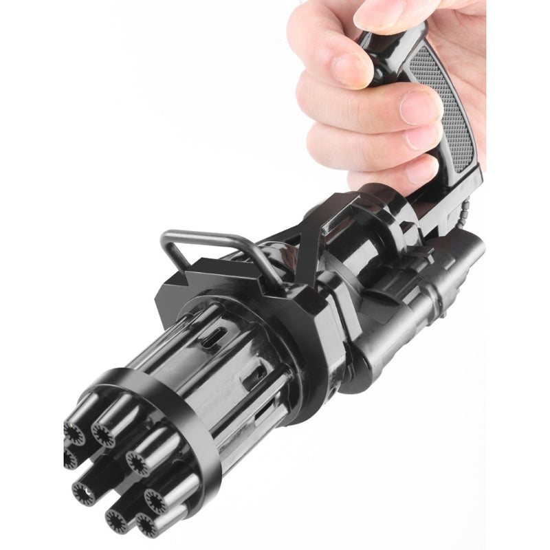 Kids Automatic Bubble Gatling Gun Summer Soap Water Bubble Machine Bubble Machine Gun Indoor Outdoor Toy Gift for Children