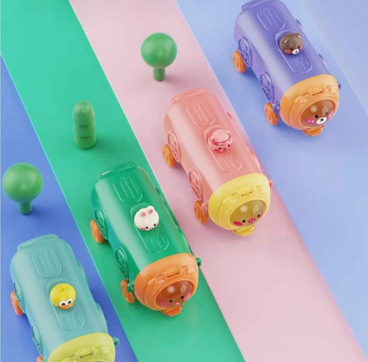 Kids Cartoons Bus Bottle