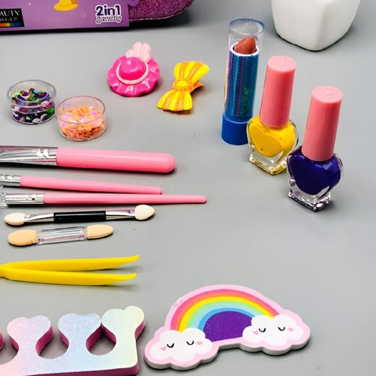2 In 1 Beauty Makeup Bag For Kids