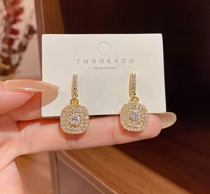 Crystal Earrings – Sparkling Dangle Earrings For Party & Everyday Wear – Earings For Girls