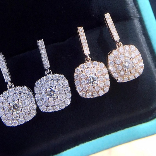 Crystal Earrings – Sparkling Dangle Earrings For Party & Everyday Wear – Earings For Girls
