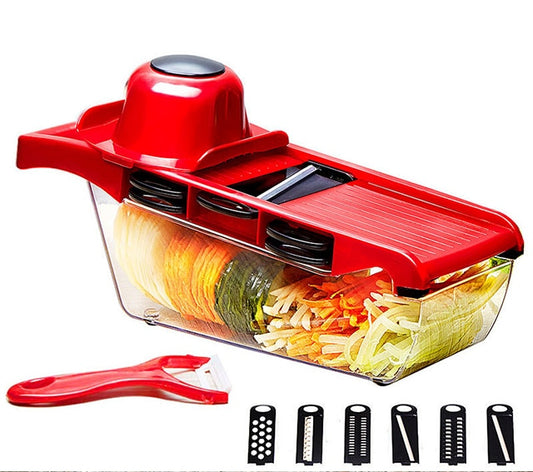 HomeShopKitchen and Dinning10 in 1 Mandoline Vegetable Slicer Cutter with Box 10 in 1 Mandoline Vegetable Slicer Cutter with Box