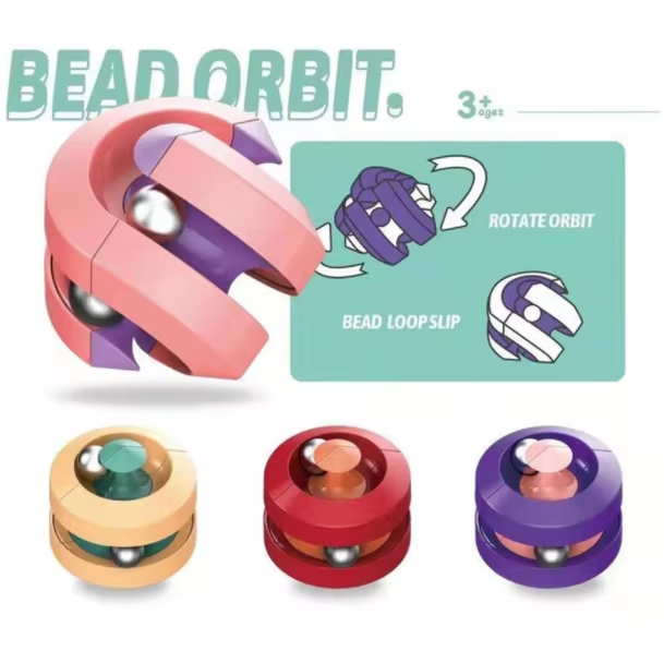 Decompression Toy Children Orbit Ball Cube Anti Stress Sensory Toys Fidget Toys For Kids Spinner Gifts For Kids Focus Training
