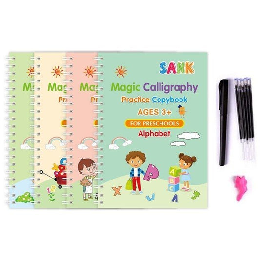 pack of 2 8.5 Inch LCD Writing Tablet + 4pcs/set Sank Magic Book /