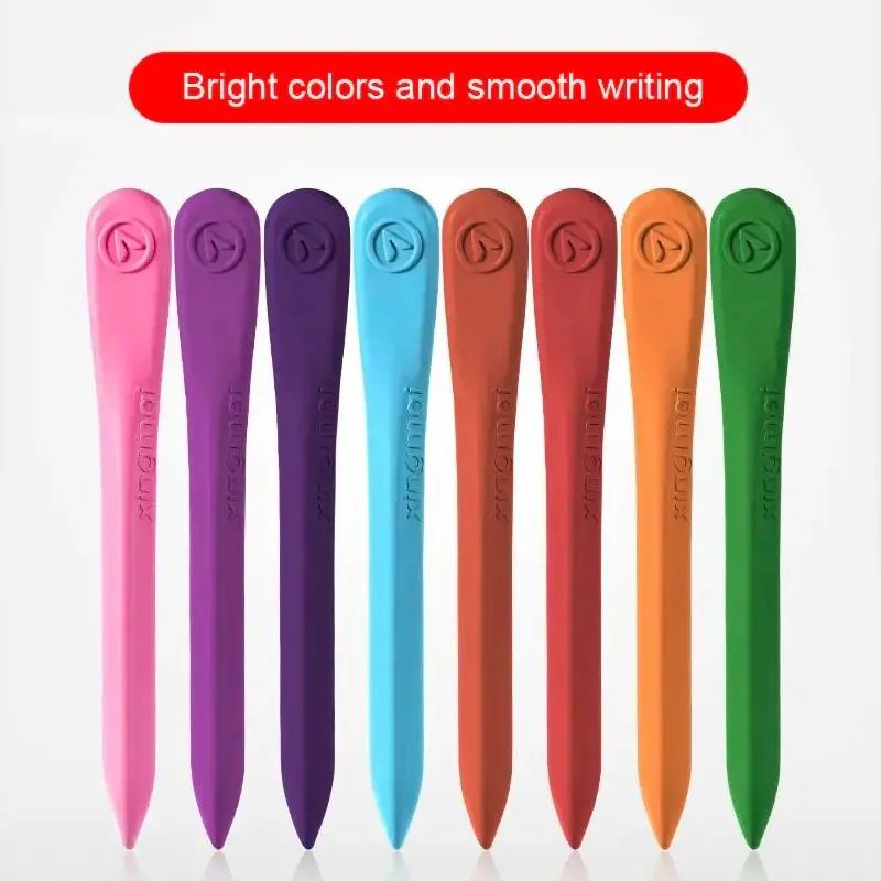 Pack of12 Art Supply Childs Plastic Crayons with Box