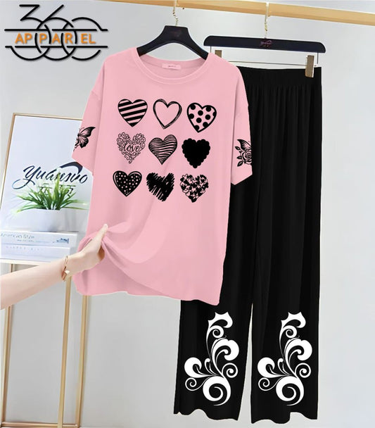Printed Night Suit Fabric Jersey